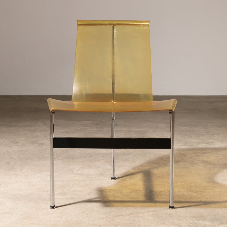 Bild 1 zu Objekt, Seltener Stuhl Modell T-Chair mit Kunststoffbespannung,  Katavalos & Kelley & Littell, K-14 481