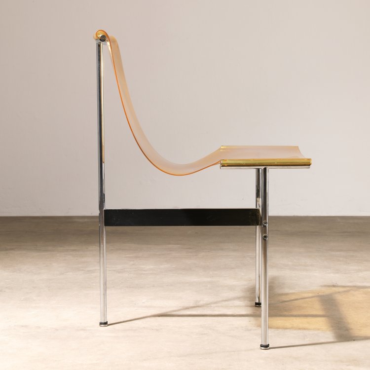 Bild 3 zu Objekt, Seltener Stuhl Modell T-Chair mit Kunststoffbespannung,  Katavalos & Kelley & Littell, K-14 481
