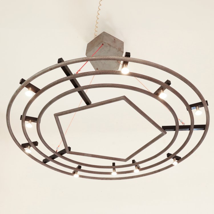 Bild 1 zu Objekt, Chandelier model Pentagon from an edition of 5 pieces, Gerd Arens, Pentagon, Pentagon, K-14 669