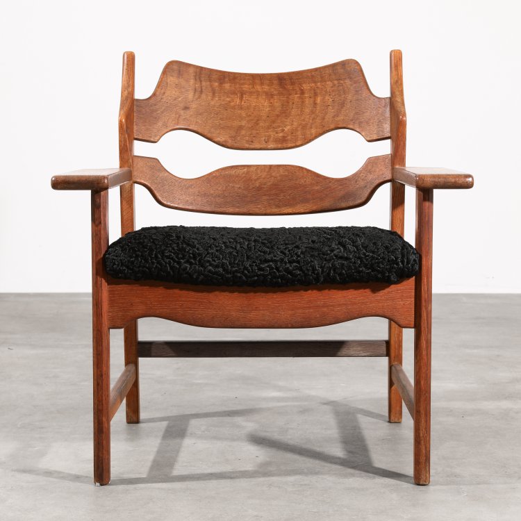 Bild 2 zu Objekt, Sessel Modell Razor Blade, Henning Kjaernulf, Nyrup M&ouml;belfabrik, K-14 520