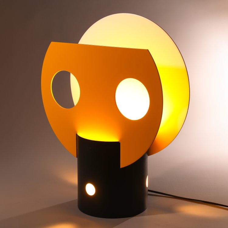 Hauptbild zu Objekt, Table lamp model Soleil / exhibition piece, Jean-Louis Avril, ESM Lignes de D&eacute;marcation, K-14 459