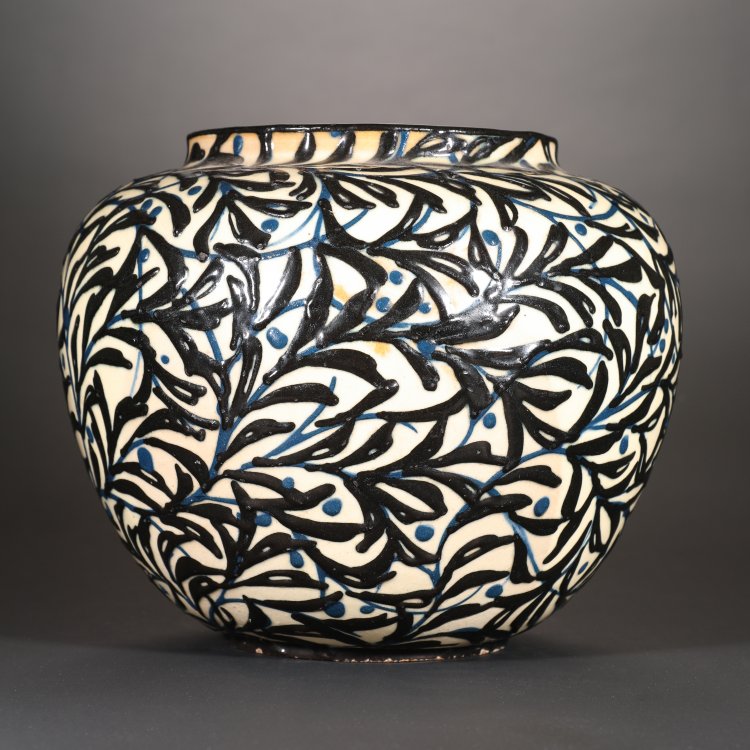Bild 1 zu Objekt, Vase Branches, 1921-23, Max Laeuger, Karlsruhe, Majolikamanufaktur, K-14 134