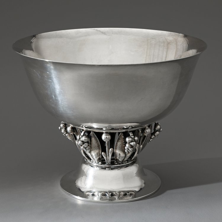Hauptbild zu Objekt, Fu&szlig;schale, Modell 197 C, Georg Jensen, Jensen, Georg, Kopenhagen, K-14 43