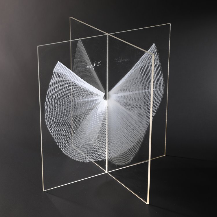 Hauptbild zu Objekt, Kleines Fl&uuml;gelobjekt, 1980, Heinz Mack, K-14 288