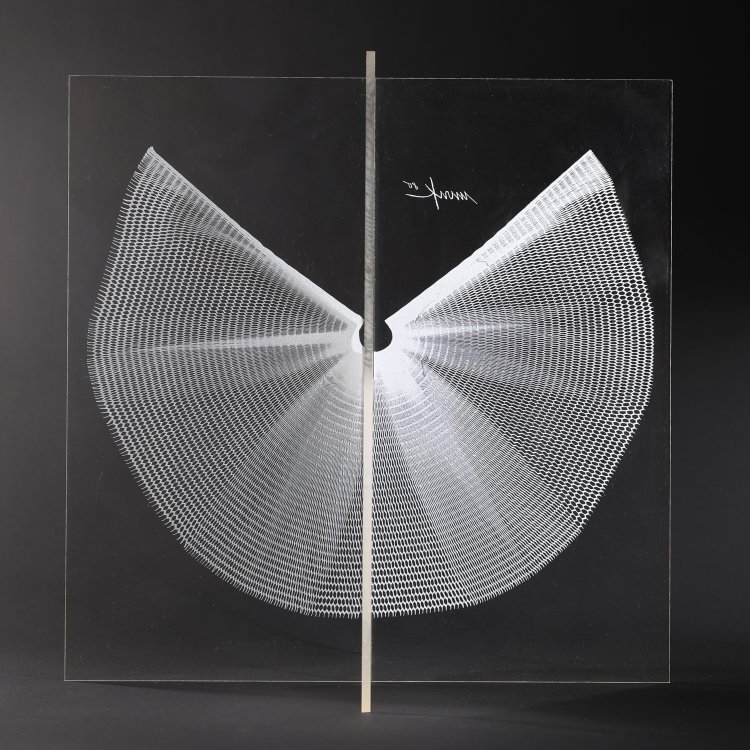 Bild 3 zu Objekt, Kleines Fl&uuml;gelobjekt, 1980, Heinz Mack, K-14 288