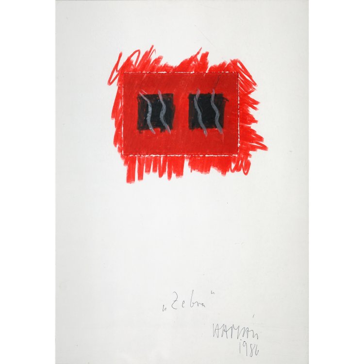 Bild 8 zu Objekt, Zebra / Nicolas Vassilier / due angoli, 1986, Herbert Hamak, K-14 358