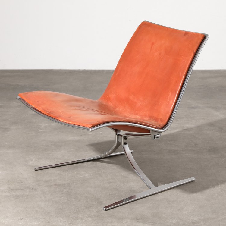 Hauptbild zu Objekt, Sessel Modell Skater Chair JK 710, J&oslash;rgen Kastholm, Kill International, K-14 526