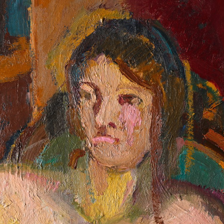 Bild 1 zu Objekt, Seated Female Nude in the Artist's Studio, Bruno M&uuml;ller-Linow, K-14 235