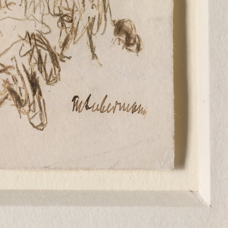 Bild 2 zu Objekt, Ink drawing on vellum, Max Liebermann, K-14 241