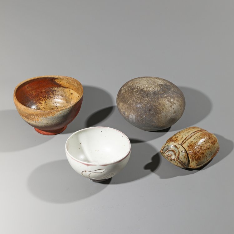 Hauptbild zu Objekt, Four ceramics, Bruno Asshoff,Christine Atmer de Reig,Horst Kerstan,Elly Kuch, K-13O 4