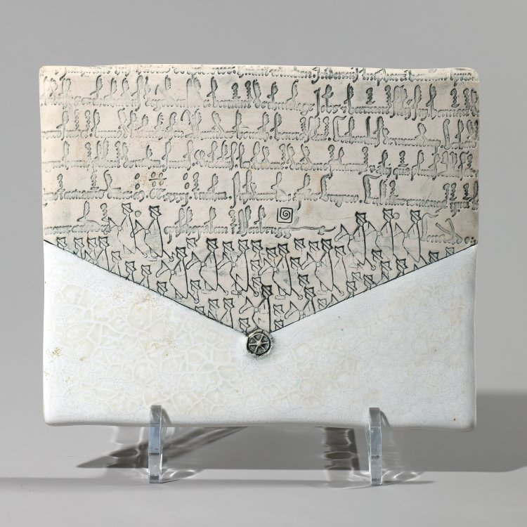 Bild 1 zu Objekt, A double-wall vessel and a wall plate, Rolf Overberg, K-13O 101