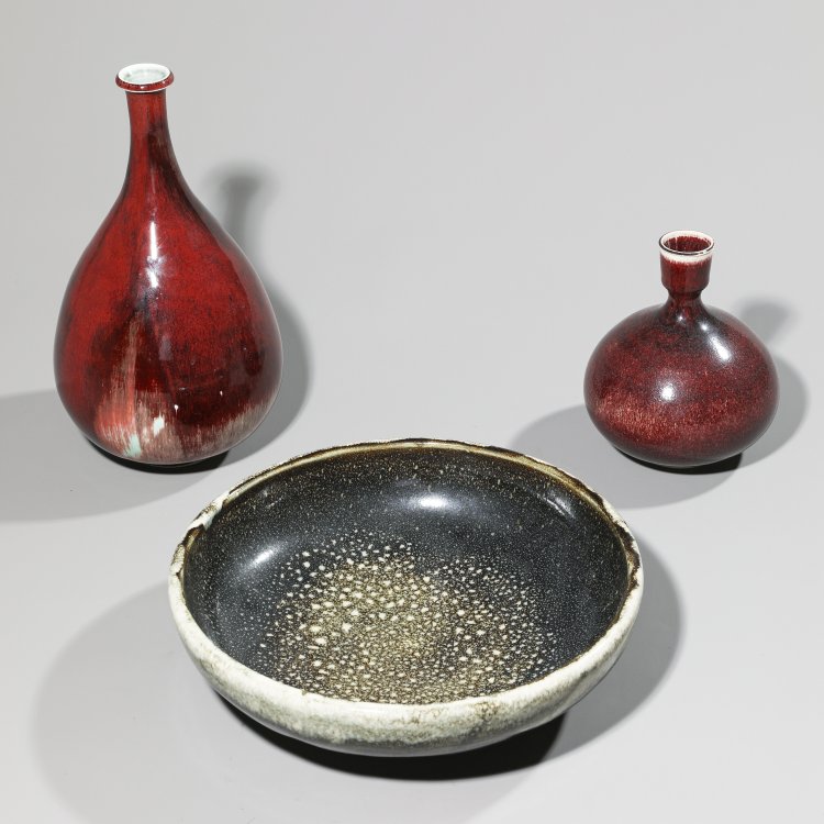 Hauptbild zu Objekt, Two vases and a bowl, Karin & Walther Zander, K-13O 146