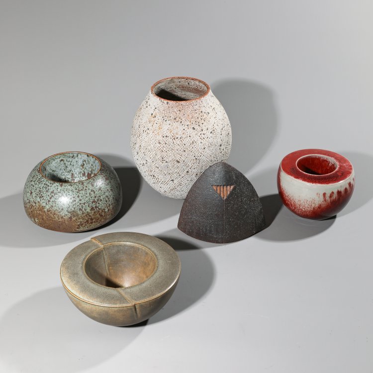 Hauptbild zu Objekt, Five ceramics, Antje Wiewinner, K-13O 142
