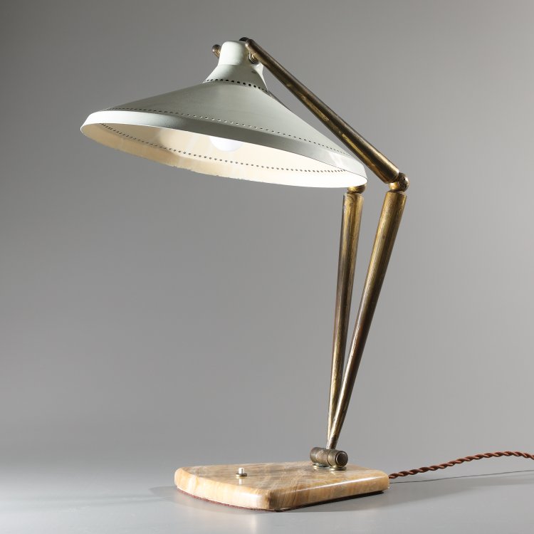 Bild 2 zu Objekt, Seltene Tischleuchte / Schreibtischleuchte, Italien Stilux (wohl), Stilux, K-14 558