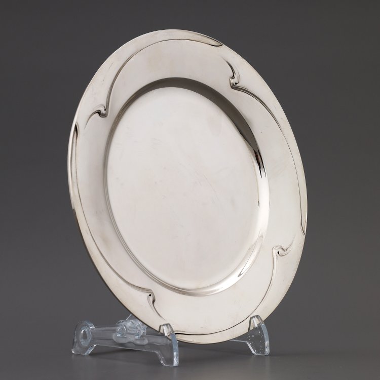 Bild 1 zu Objekt, Platzteller, 1902/1903, Henry van de Velde, Koch & Bergfeld, Bremen, M&uuml;ller, Theodor, Weimar, K-14 37