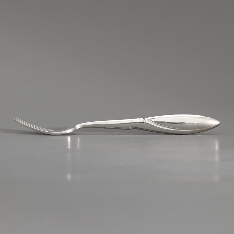 Bild 1 zu Objekt, Fischmesser und Fischgabel, 1905/1906, Henry van de Velde, Koch & Bergfeld, Bremen, K-14 36