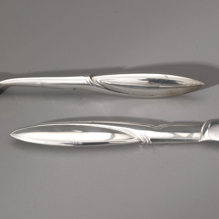 Bild 3 zu Objekt, Fischmesser und Fischgabel, 1905/1906, Henry van de Velde, Koch & Bergfeld, Bremen, K-14 36