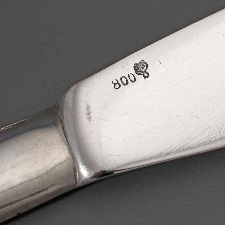 Bild 5 zu Objekt, Fischmesser und Fischgabel, 1905/1906, Henry van de Velde, Koch & Bergfeld, Bremen, K-14 36