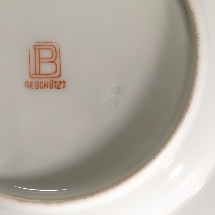 Bild 4 zu Objekt, Suppenteller, Peter Behrens, Bauscher, Weiden, K-14 125