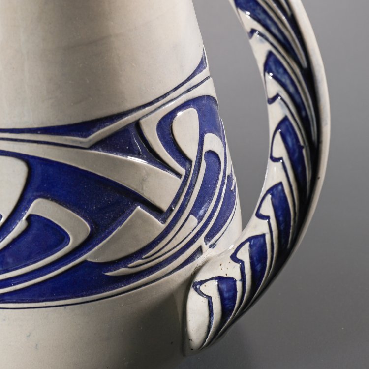 Bild 1 zu Objekt, Wasserkrug aus einem Waschgeschirr, Peter Behrens, Merkelbach, Reinhold, Grenzhausen, K-14 128