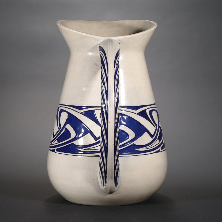 Bild 3 zu Objekt, Wasserkrug aus einem Waschgeschirr, Peter Behrens, Merkelbach, Reinhold, Grenzhausen, K-14 128