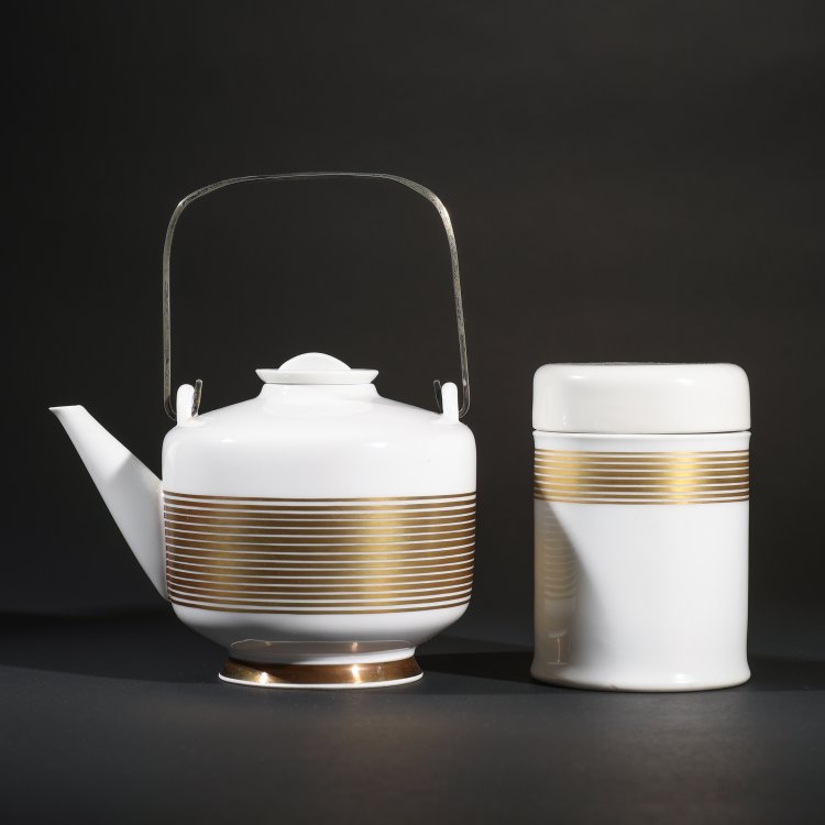 Bild 1 zu Objekt, teapot and tea caddy, Marguerite Friedlaender-Wildenhain, M. Friedl&auml;nder, K-14 124
