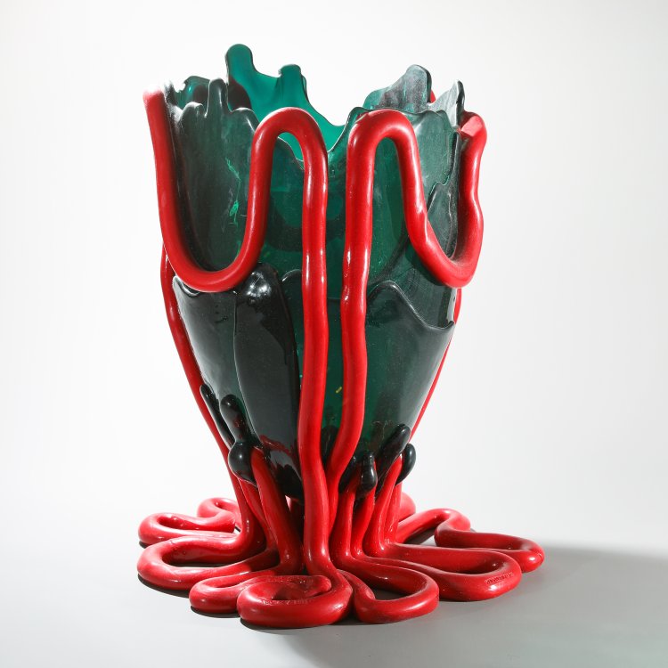 Hauptbild zu Objekt, Large XXL Vase Model Indian Summer No. 06, Gaetano Pesce, Fish Design, K-14 623