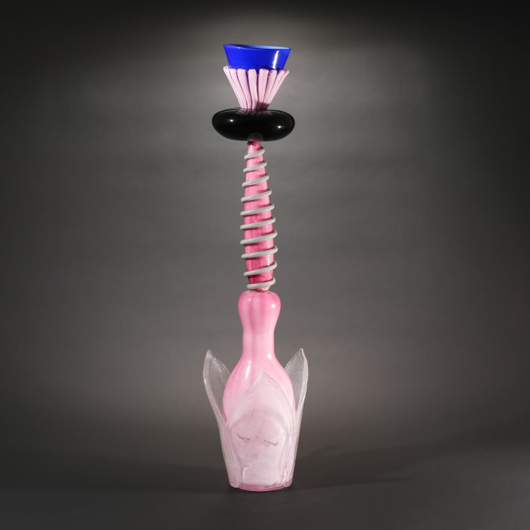 Hauptbild zu Objekt, Gro&szlig;es Glasobjekt, Peter Shire, Vetreria Vistosi, K-14 615