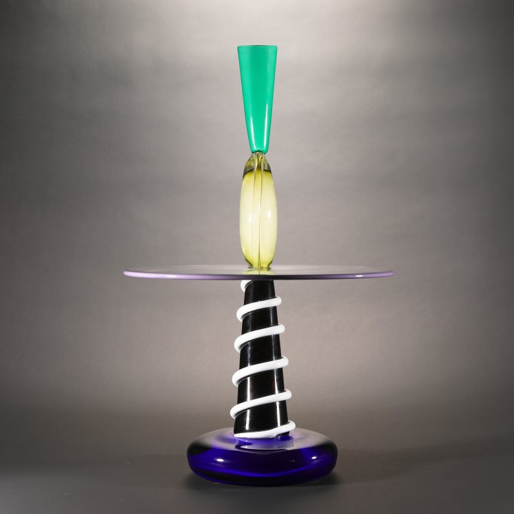 Bild 2 zu Objekt, Centerpiece 'Pink Cigar', Peter Shire, Vetreria Vistosi, Murano, K-14 617
