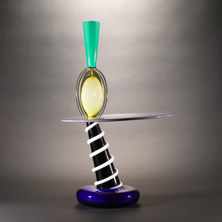 Bild 3 zu Objekt, Centerpiece 'Pink Cigar', Peter Shire, Vetreria Vistosi, Murano, K-14 617