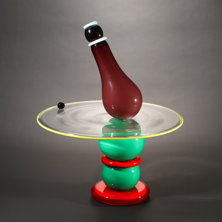 Hauptbild zu Objekt, Centerpiece 'Double Bubble', Peter Shire, Vetreria Vistosi, K-14 616