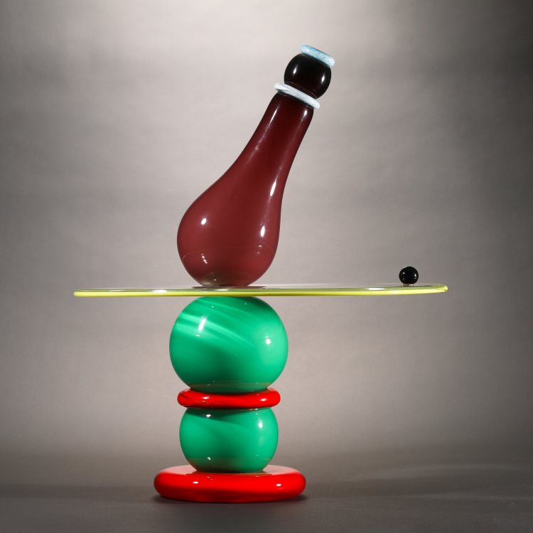 Bild 3 zu Objekt, Centerpiece 'Double Bubble', Peter Shire, Vetreria Vistosi, K-14 616