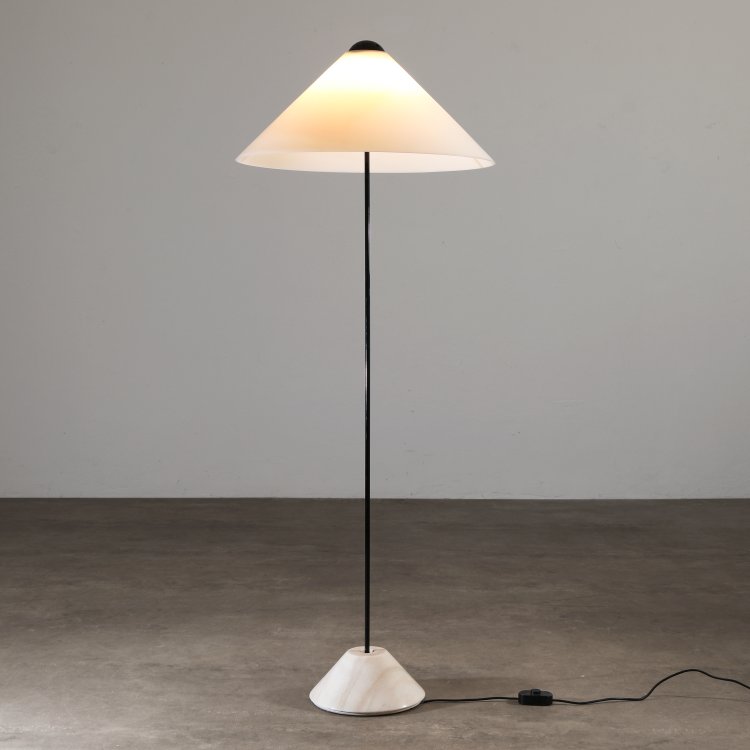 Hauptbild zu Objekt, Stehleuchte Modell Snow, Vico Magistretti, O-Luce, K-14 569