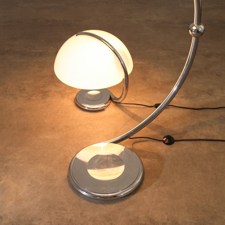 Bild 1 zu Objekt, Set Stehleuchte + Tischleuchte Modell Serpente 2131 / 599, Elio Martinelli, Martinelli Luce, K-14 570