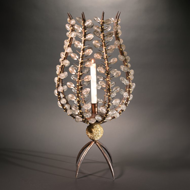 Hauptbild zu Objekt, Kerzenleuchter Modell Photophores Perles, Andr&eacute; Dubreuil, K-14 639