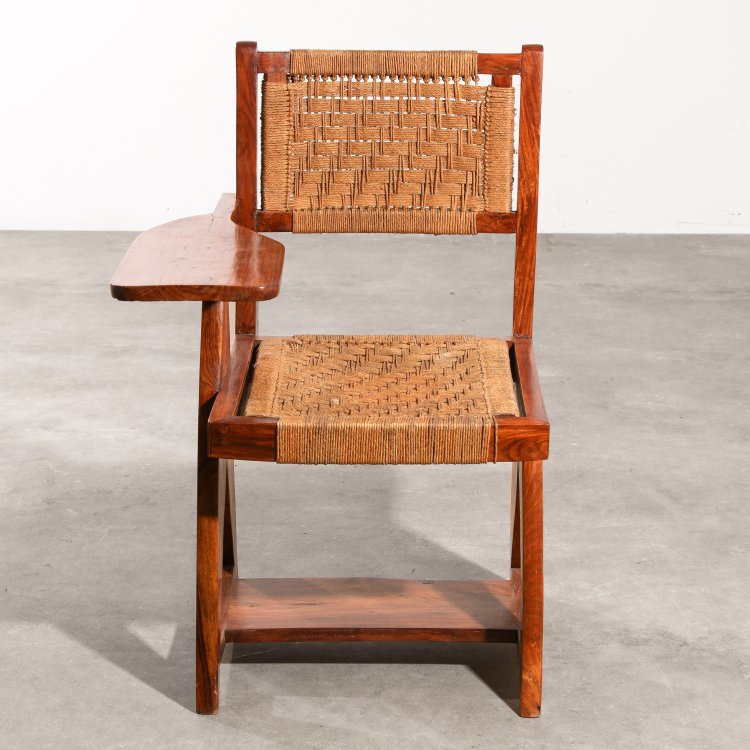 Bild 1 zu Objekt, Stuhl / Bibliotheksstuhl f&uuml;r das Ghandi Bhawan in Chandigarh, Pierre Jeanneret, K-14 444
