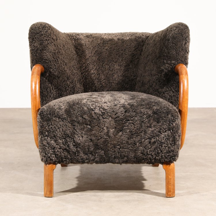 Bild 1 zu Objekt, Lounge Sessel Modell 107, Viggo Boesen, Slagelse M&ouml;belfabrik, K-14 505