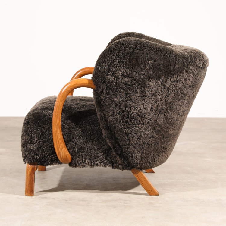 Bild 2 zu Objekt, Lounge Sessel Modell 107, Viggo Boesen, Slagelse M&ouml;belfabrik, K-14 505