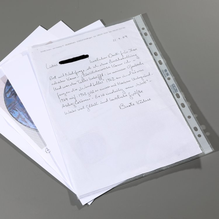 Bild 4 zu Objekt, wall plate, Beate Kuhn, K-14 164