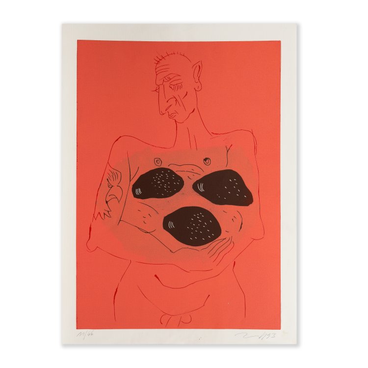 Bild 9 zu Objekt, 4 linocuts, 1993, J&ouml;rg Immendorff, K-14 342