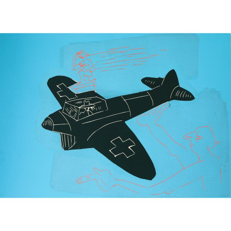 Bild 18 zu Objekt, 4 linocuts, 1993, J&ouml;rg Immendorff, K-14 342