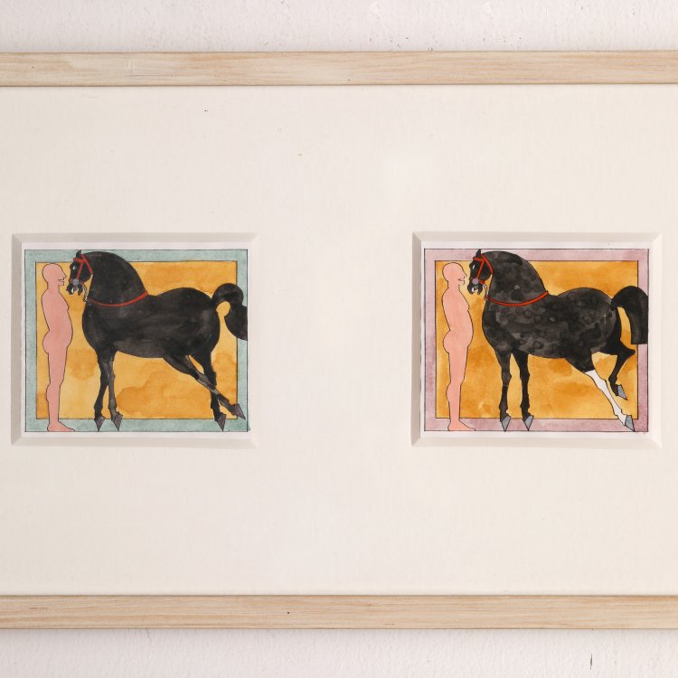 Bild 1 zu Objekt, Chevaux d'Oiron, 1991, Georg Ettl, K-14 375