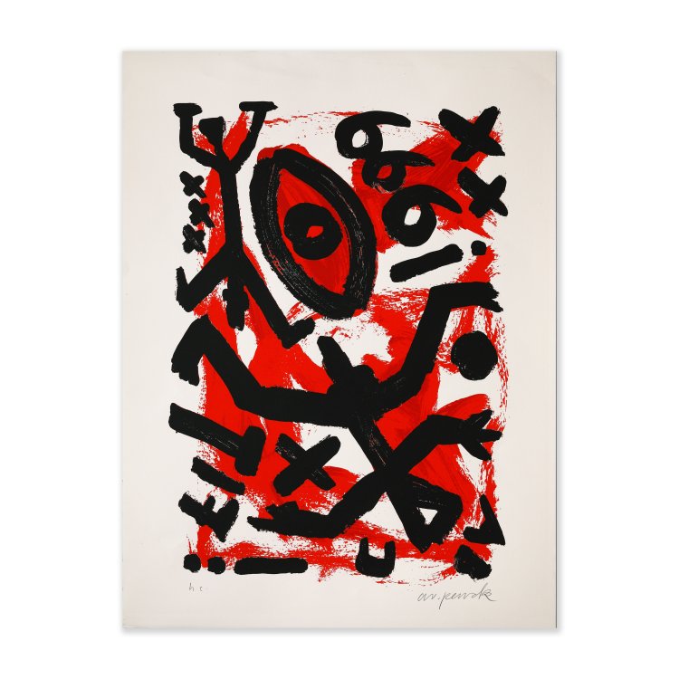 Bild 1 zu Objekt, 666, A. R. Penck, K-14 343