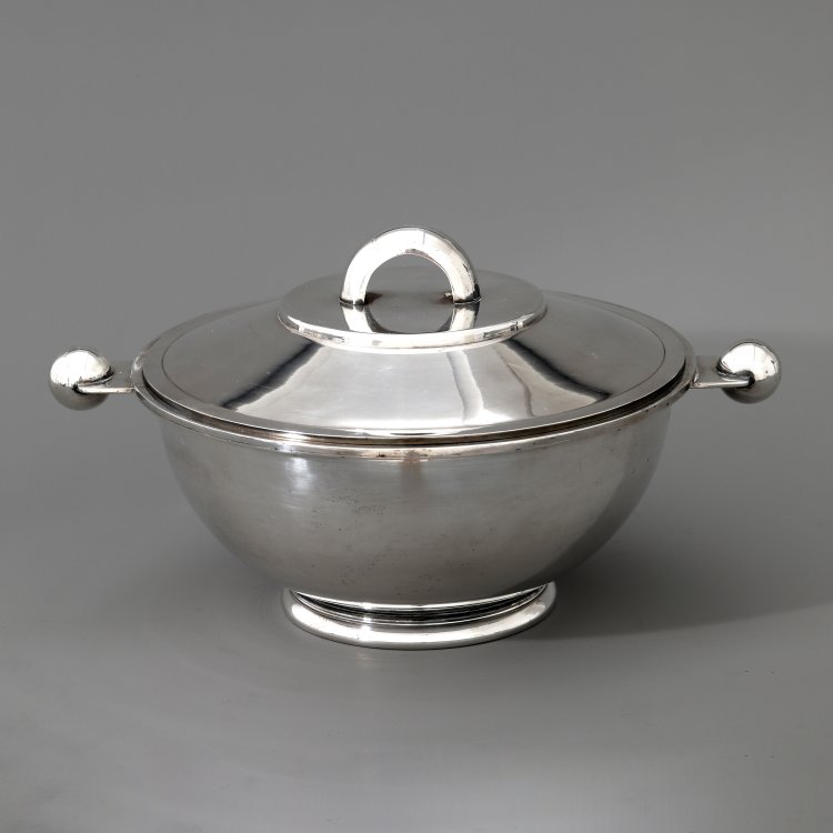 Bild 1 zu Objekt, Deckelschale, Modell Normandie, Luc Lanel, Christofle, Paris, K-14 47