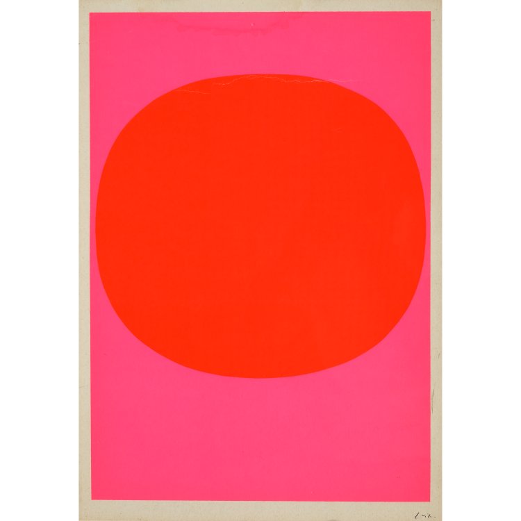 Hauptbild zu Objekt, Variation Runde Farbe III, 1968, Rupprecht Geiger, K-14 308