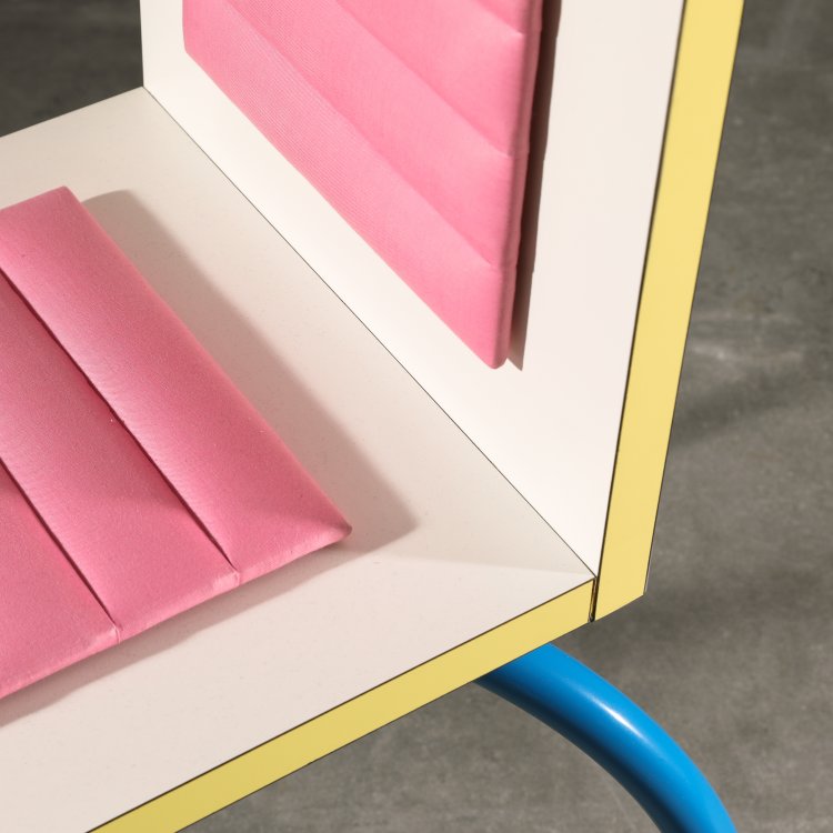 Bild 1 zu Objekt, Stuhl Modell Riviera, Michele De Lucchi, Memphis, K-14 628