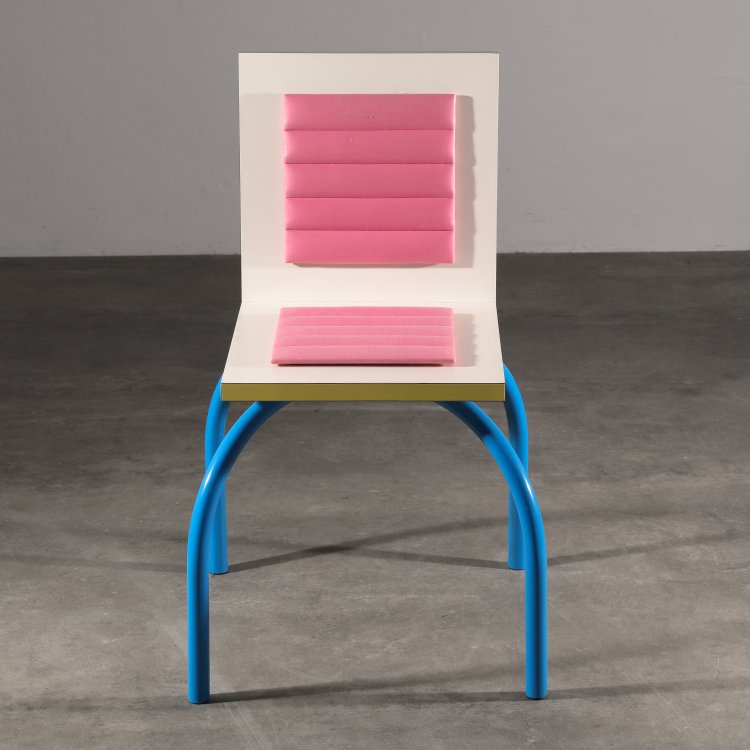 Bild 2 zu Objekt, Stuhl Modell Riviera, Michele De Lucchi, Memphis, K-14 628