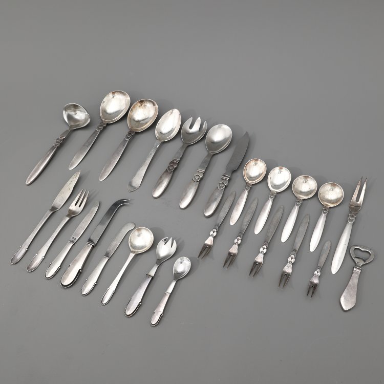 Hauptbild zu Objekt, Besteck, ab 1915, Gundorph Albertus,Georg Jensen, Jensen, Georg, Kopenhagen, K-14 42
