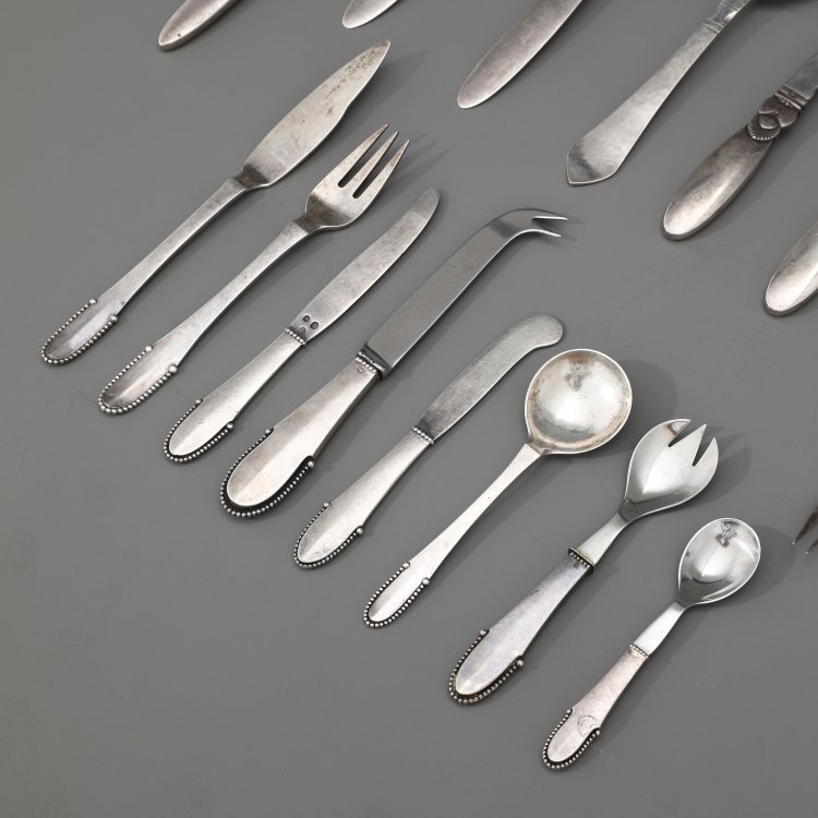 Bild 1 zu Objekt, Besteck, ab 1915, Gundorph Albertus,Georg Jensen, Jensen, Georg, Kopenhagen, K-14 42