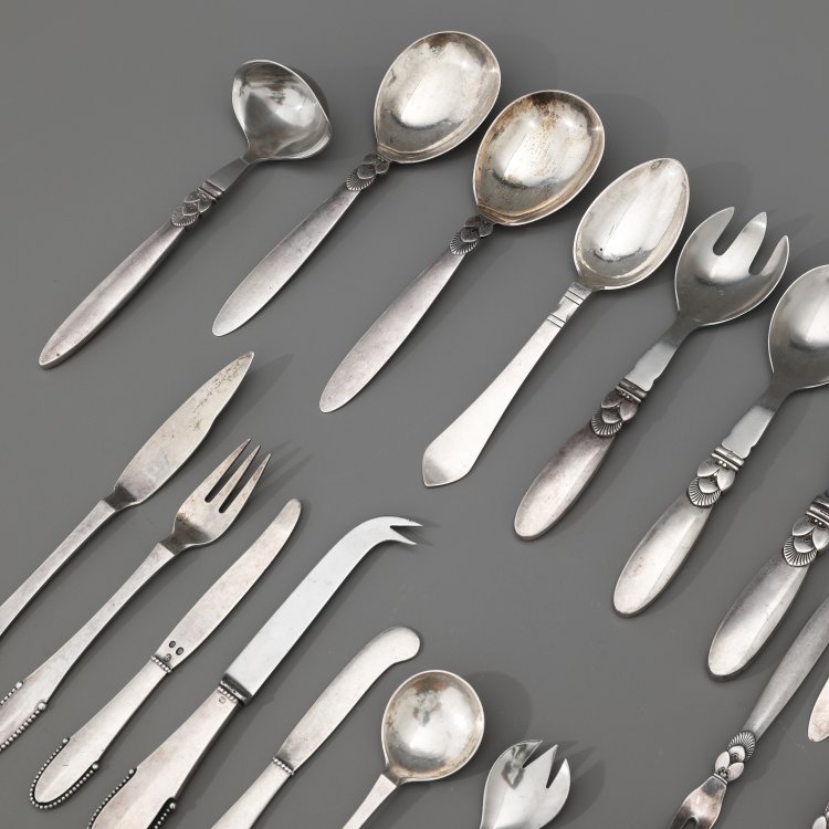 Bild 2 zu Objekt, Besteck, ab 1915, Gundorph Albertus,Georg Jensen, Jensen, Georg, Kopenhagen, K-14 42